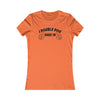Top Knot Goods Orange Double Dog Dare Ya cotton t-shirt.