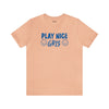 Pink Play Nice Girls T-Shirt by Top Knot Goods.