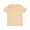 Top Knot Goods sand dune shirt that says "Baby Needs A Minute""