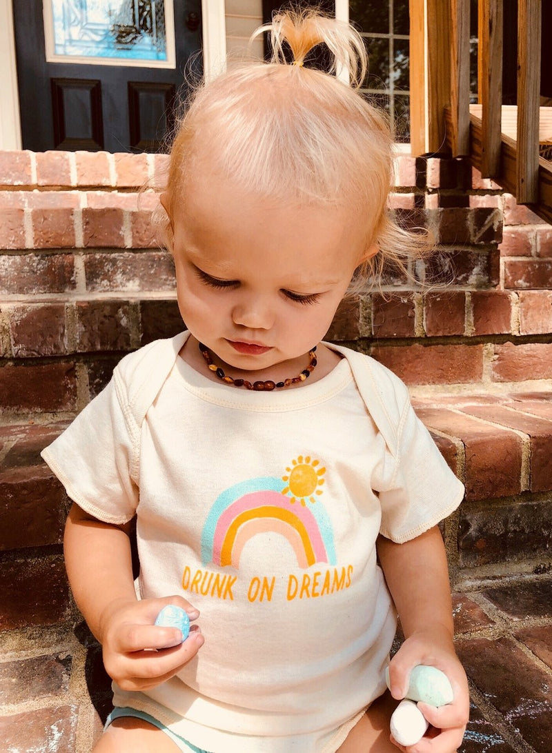 Drunk On Dreams Baby Tee | Top Knot Goods