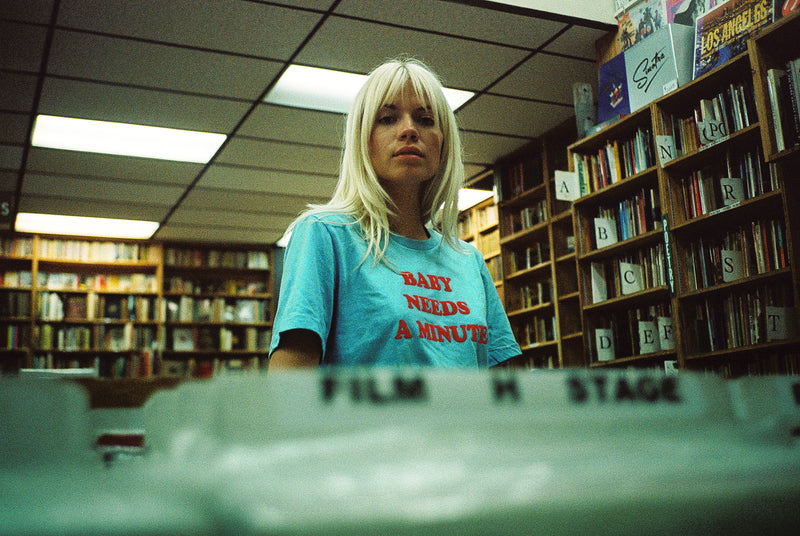 1970s baby blue vintage tee by Top Knot Goods 