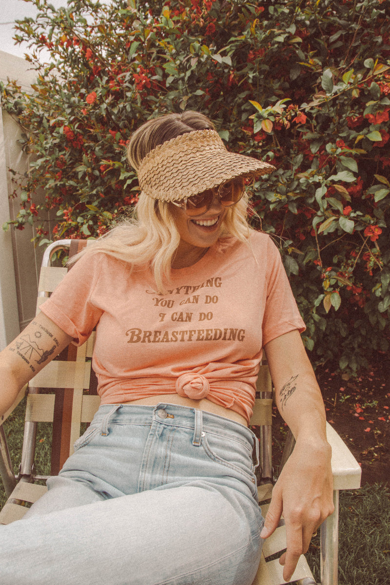 Mama Breastfeeding Tee & Baby Needs the Boob Onesie SET
